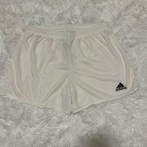 Womens white soccer shorts adidas